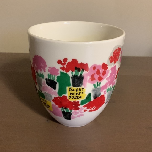 Kate Spade Muses “Flower Stand” White and Multicoloured Ceramic Mug - Picture 5 of 7